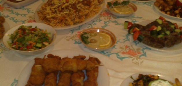 صورة أنواع أكلات رمضان