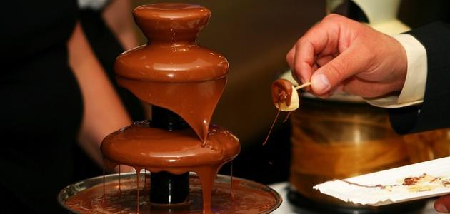 صورة طريقة عمل صوص نافورة الشوكولاته