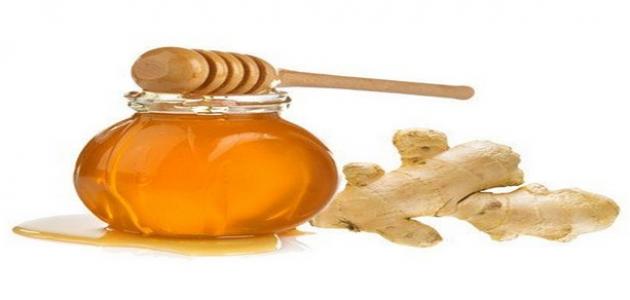 صورة فوائد العسل مع الزنجبيل على السرة
