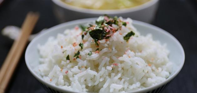 صورة كيفية عمل الأرز الأبيض العادي