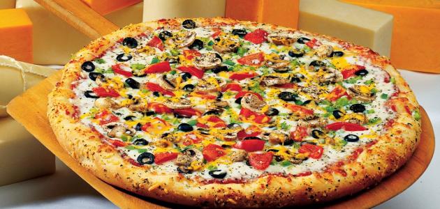 صورة أنواع البيتزا وطريقة عملها