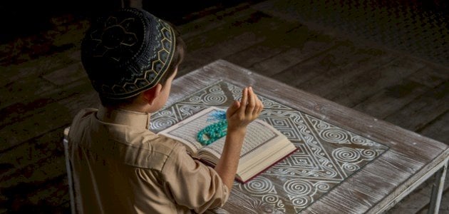صورة أمثلة على الفعل الماضي من القرآن