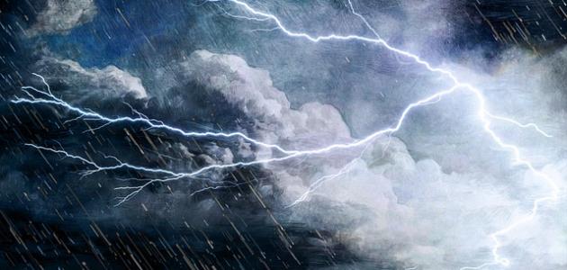 صورة تفسير الرعد والبرق في المنام